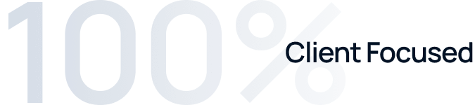 100% client focused